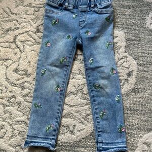 Gap Kids Floral Embroidered Kids Jeans